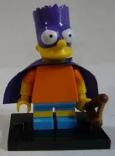 Lego Minifigure Bartman Bart Simpson The Simpsons Series 2 Collectible Fig 71009