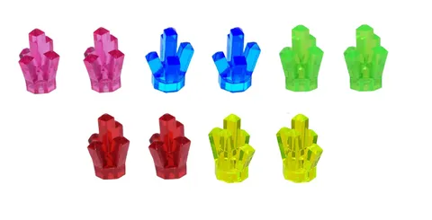 Lot Of 10 Lego Power Miners Power Crystals Random Quantity 10 Very Good Toys