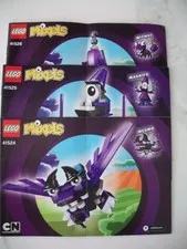 LEGO MIXELS INSTRUCTION MANUALS ONLY LOT 41524 41525 41526 * NO BRICKS* 111