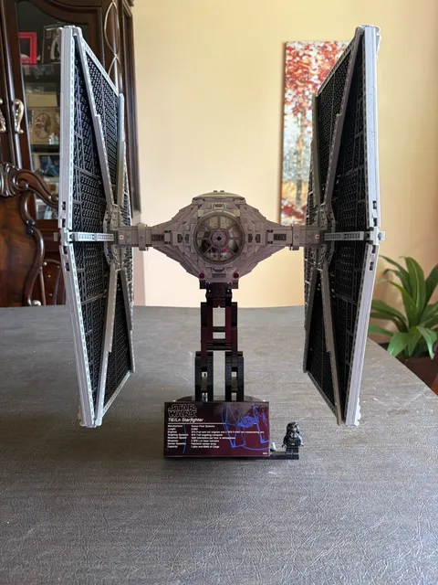 LEGO 75095 UCS TIE Fighter – Complete Build with Minifig