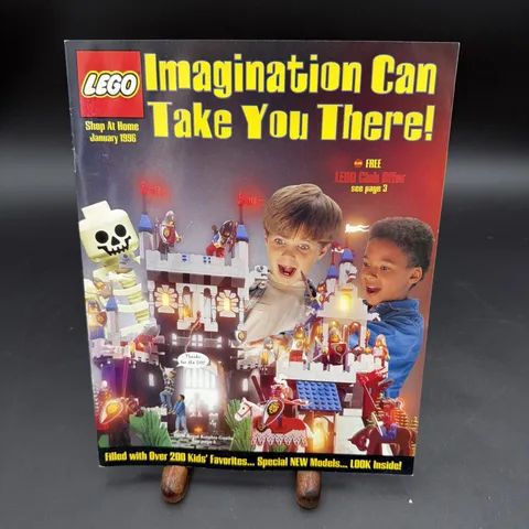Lego Shop At Home Holiday Gift Catalog Magazine January 1996 Castle Cover