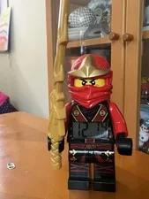 LEGO Ninjago Red Ninja 9" Kai with Sword Digital Alarm Clock
