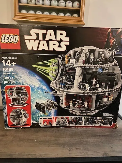 lego star wars death star set 10188 Used incl. mini figures. 2 pcs sub but comp.