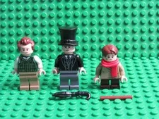LEGO Minifigs Cratchit Ebenezer Scrooge Tiny Tim 40410 Christmas Carol Dickens C