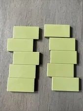 LEGO 87079 Olive Green Tile 2 x 4 Bulk 10 Pieces