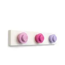 LEGO 4111 Wall Hanger Rack Light Pink, Dark Pink, Light Purple Home Decoration