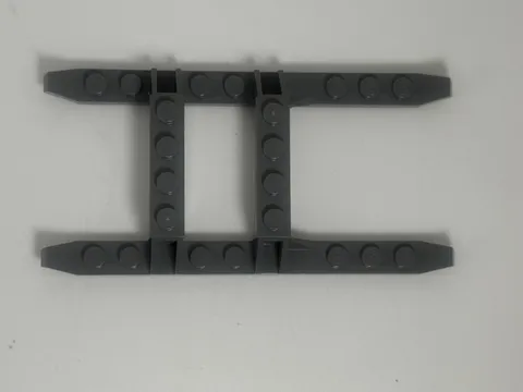 LEGO-GRAY-Helicopter Sled Rails 12 x 6