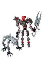 2007 LEGO Bionicle Warriors 8924 Maxilos & Spinax Complete Set 