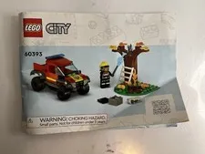 LEGO INSTRUCTIONS 60393 Lego City Rescue Trucks - Manual Booklet ONLY v