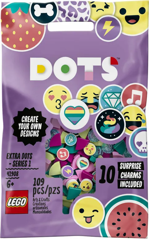 LEGO 41908 DOTS Extra Dots Set Series 1- WITH 10 Surprise Charms