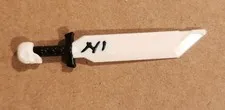 LEGO Ninjago Sword - White Skull Pommel & Blade (Ivory Blade of Deliverance)