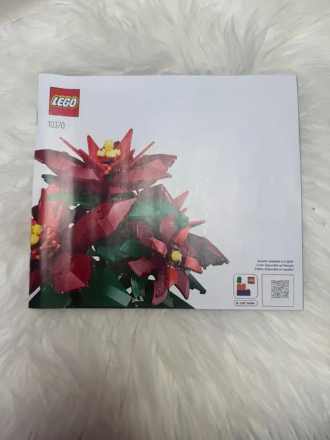 LEGO 10370 Poinsettia Instruction Manual Only