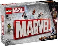 LEGO Marvel: MARVEL Logo & Minifigures Building Toy - Marvel Collectible Set