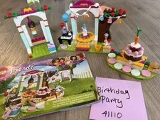 LEGO Friends BIRTHDAY PARTY 41110 Andrea New Bunny Parrot Swing Complete.