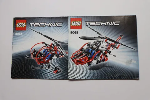 LEGO® Technic™ 8068 Rescue Helicopter Instruction Manuals Only!