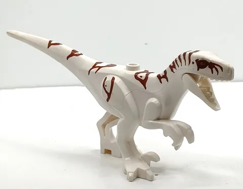 Lego Jurassic Park: Dinosaur Atrociraptor Reddish Markings Minifigure atrocira02