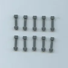 Star Wars LEGO x 10 Dark Bluish Gray Minifigure, Weapon Hilt Smooth Extended