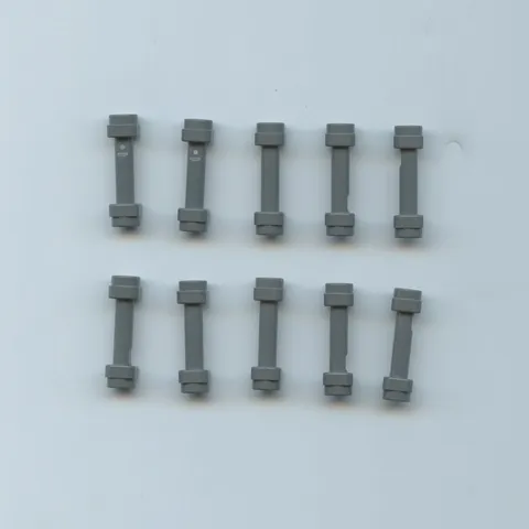 Star Wars LEGO x 10 Dark Bluish Gray Minifigure, Weapon Hilt Smooth Extended