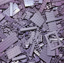 LEGO Dark Grey Bulk +200 Mixed Bricks and Pieces *CLEAN*