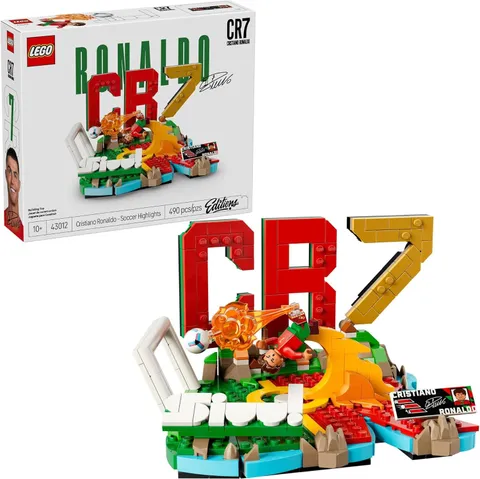LEGO Editions Cristiano Ronaldo Soccer Highlights Set 43012 Ages 10+ Gift