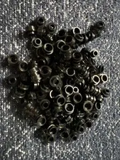 LEGO 85861 Black Plate, Round 1 x 1 with Open Stud 109 pieces
