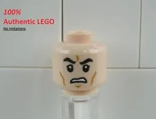 LEGO NEW Light Flesh Angry Clone Head (1x) 6021888 Minifigure Part 12817