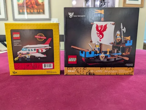 LEGO IDEAS 40912 Sea Serpent GWP + LEGO Special Edition Airplane 6629997 Sealed