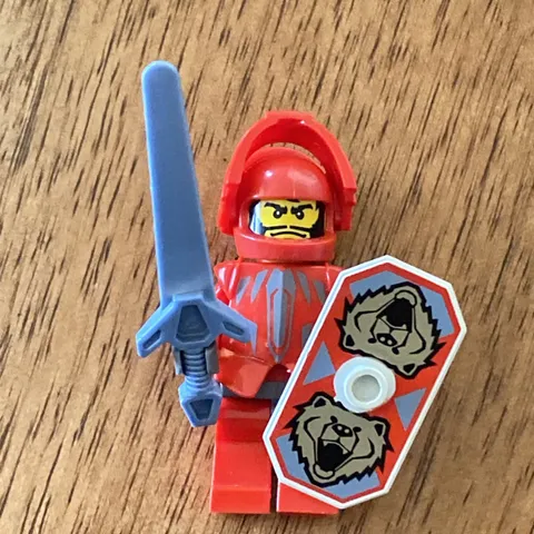Santis Bear  8778 8781 Red Knights Kingdom Castle LEGO® Minifigure Figure