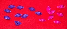 Lego 16 Dark Purple & Pink  Minifigure Headgear Hat Pirate Bicorne - CLEAN