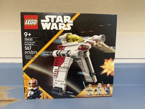 LEGO Star Wars V-19 Torrent Starfighter 75432 MISSING OBI WAN & CLONE PILOT!