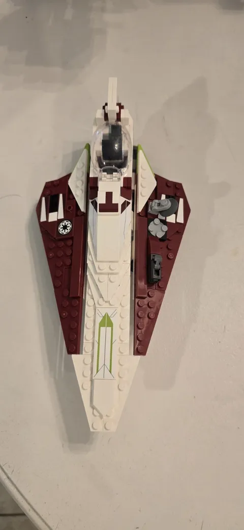 LEGO Star Wars Obi-Wan Kenobi's Jedi Starfighter Set 75333 No Minifigures As Is