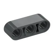 LEGO Part 32523 - Dark Bluish Gray Technic Beam 1 x 3 Thick