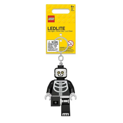 LEGO Monster Skeleton Minifigure Iconic Key Light (Keyring / Keychain)