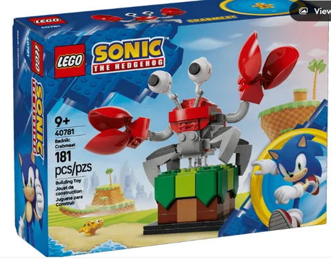 40781 LEGO Sonic the Hedgehog Badnik Crabmeat NEW Insiders Crab sealed