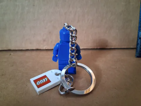 Lego VIP Blue Man Keychain Figure