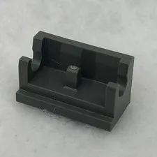 LEGO 3937 Dark Bluish Gray Hinge Brick 1 x 2 Base (x1)