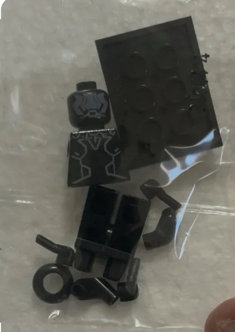 Lego Minifigure Rocket Raccoon Dark Blue Outfit
