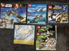 Lego Instruction Books ONLY Such As Stars Wars And More