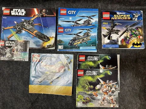 Lego Instruction Books ONLY Such As Stars Wars And More