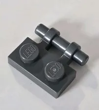 LEGO Parts - Dark Bluish Gray Plate 1 x 2 Bar Handle on Side - No 2540