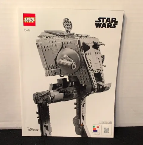 LEGO Star Wars 75417 AT-ST Walker Manual Booklet 2017 Illustrated EN/FR/ES