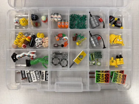 Citizen Brick Lego Minifigure Accessories Brand New Condition Heads Signs Kegs