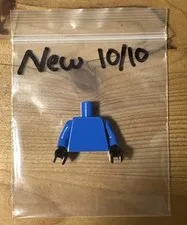 NEW Lego Minifigure Plain Blue Torso Arms Black Hands 973c006 10/10 Mr. Freeze