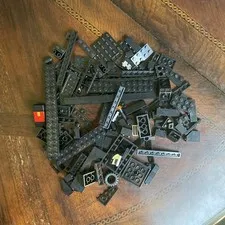Assorted Lego Color Sorted 1995-2005 Collection 139 Grams Black