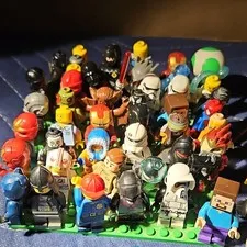 LEGO Minifigures Lot w/ Parts, Spider-Man, Compatible w/ NINJAGO City