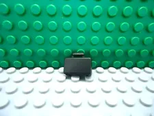 Lego mini figure 1 Black brief case suitcase NEW