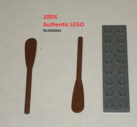LEGO NEW Reddish Brown Minifigure Oar (2x) 4609635 Brick 87585