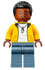LEGO [No Color/Any Color] Darius Bowman - Yellow Hoodie over White Shirt, Sand B