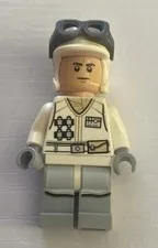 Lego Star Wars Hoth Rebel White Uniform Frown Minifigure SW0708