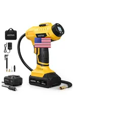 Astroai Cordless Tire Inflator Air Compressor 20V Rechargeable Battery Powered